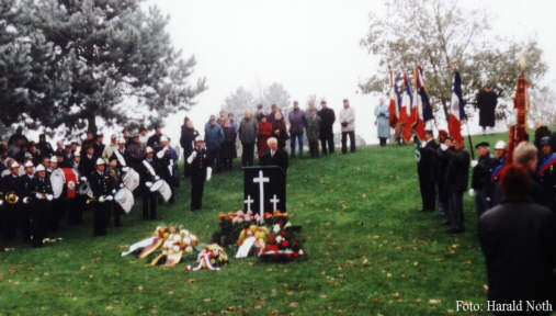 Volkstrauertag 2001 in Bergheim/Elsaß
